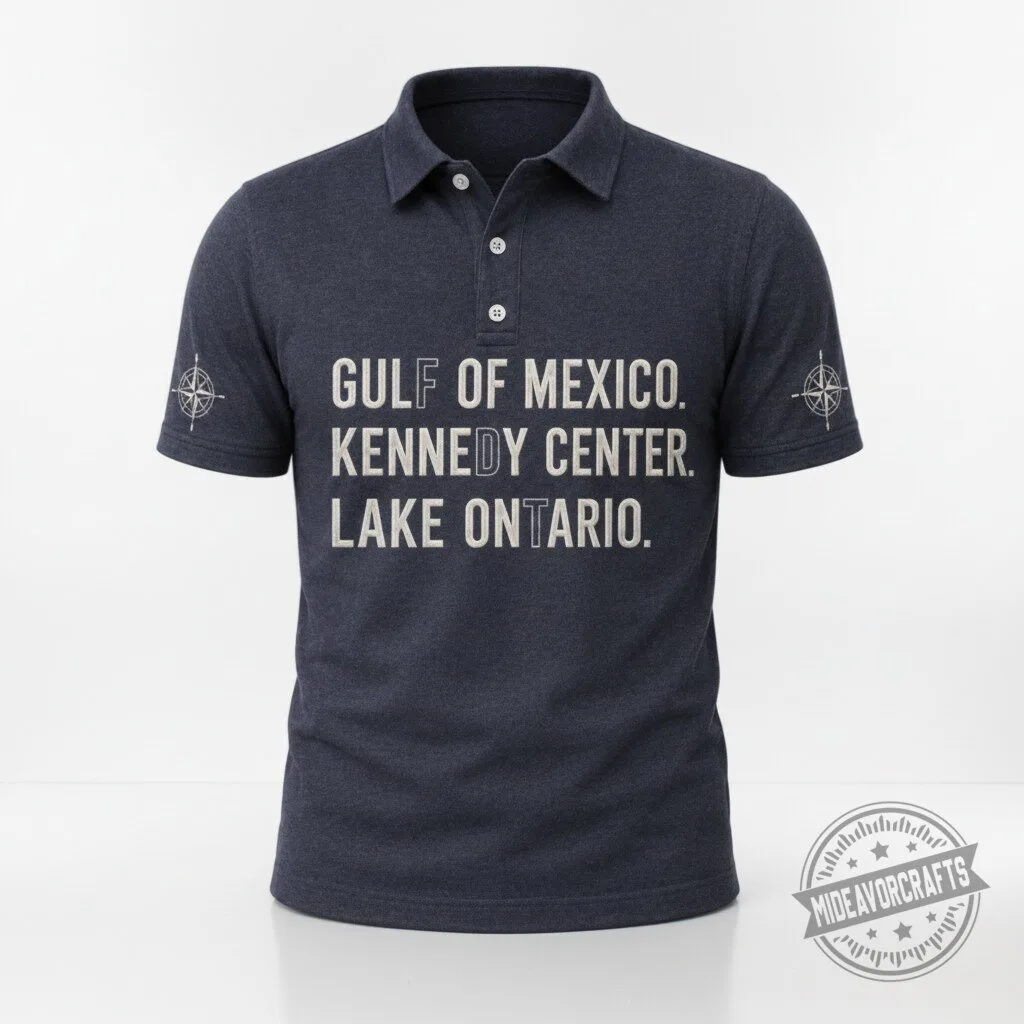 FDT Gulf Of Mexico Kennedy Center Lake Ontario Polo Shirt A Bold and Distinctive Style