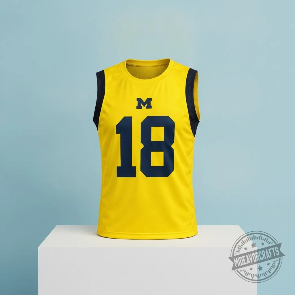 Baker Mayfield Michigan Troy Bowles Jersey shirt 9 Baker Mayfield Michigan Troy Bowles Jersey shirt