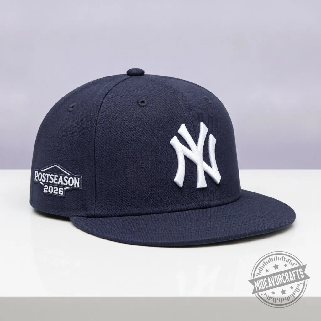 2026 Yankees Postseason Hat New York Navy Playoff Baseball Flat Brim Cap 5 2026 Yankees Postseason Hat New York Navy Playoff Baseball Flat Brim Cap