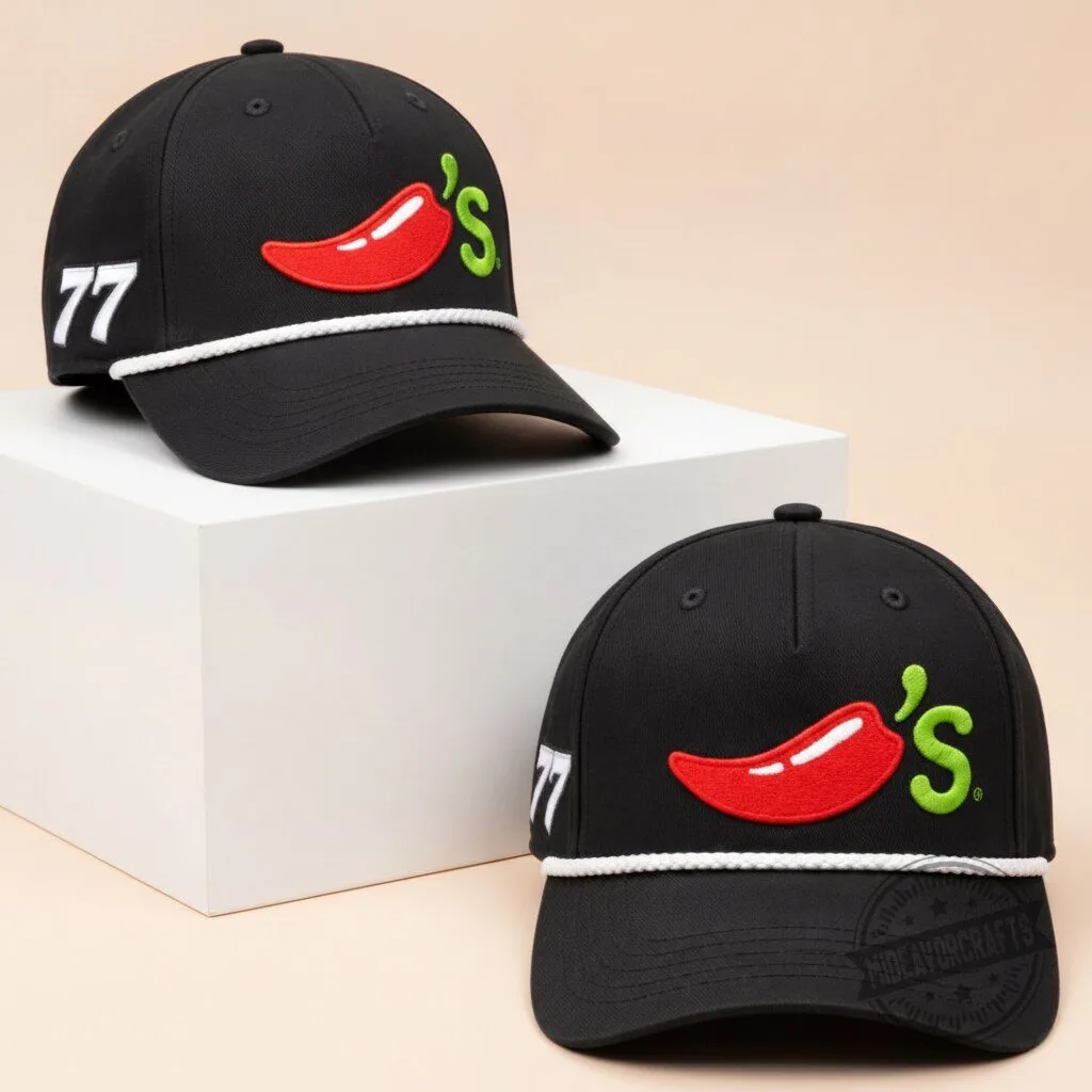 Carson Hocevar Chili's Hat No. 77 Racing Style cap 8 Carson Hocevar Chili