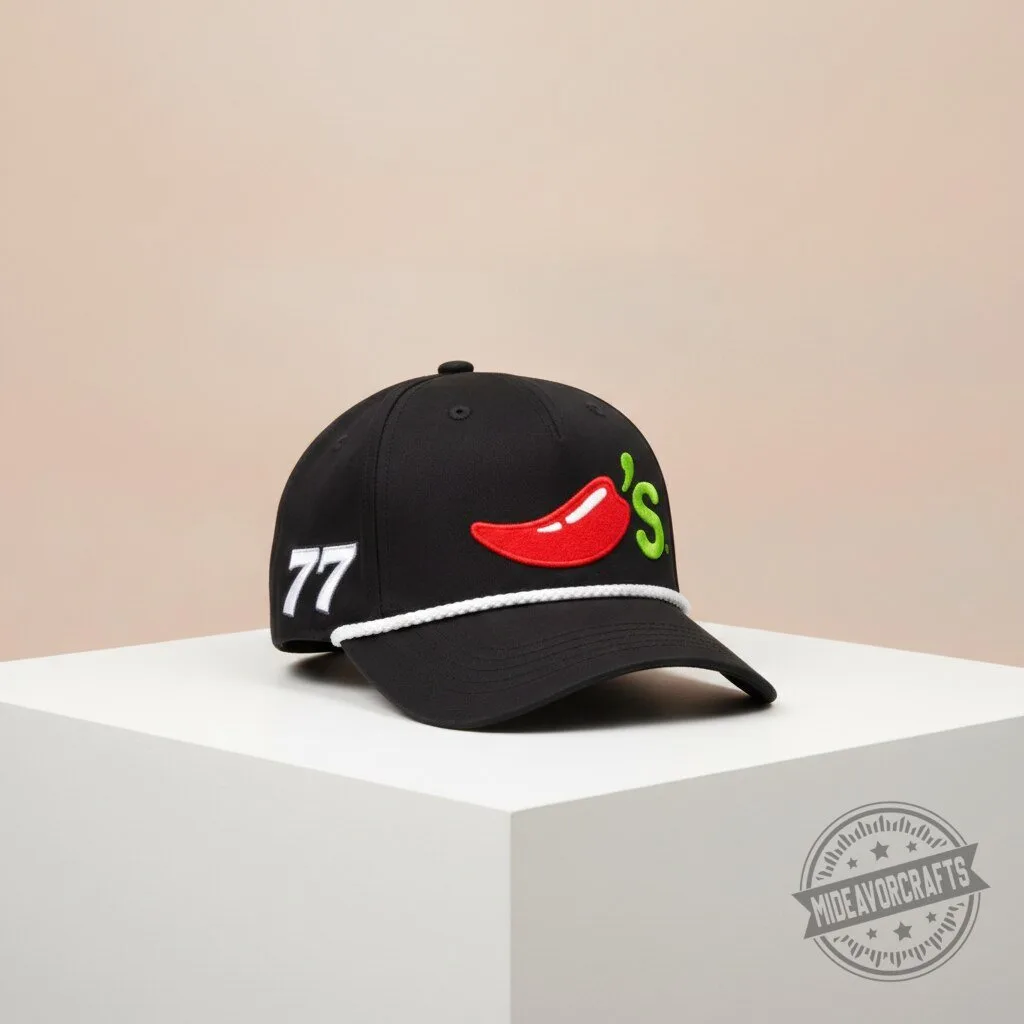 Carson Hocevar Chili's Hat No. 77 Racing Style cap 10 Carson Hocevar Chili