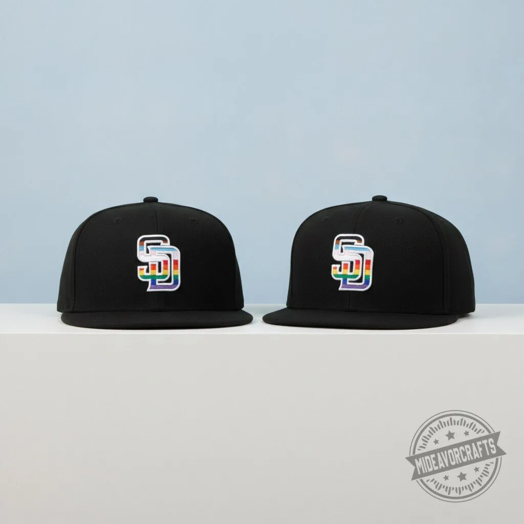 2026 Padres Pride Snapback Hat gift cap 8 2026 Padres Pride Snapback Hat gift cap