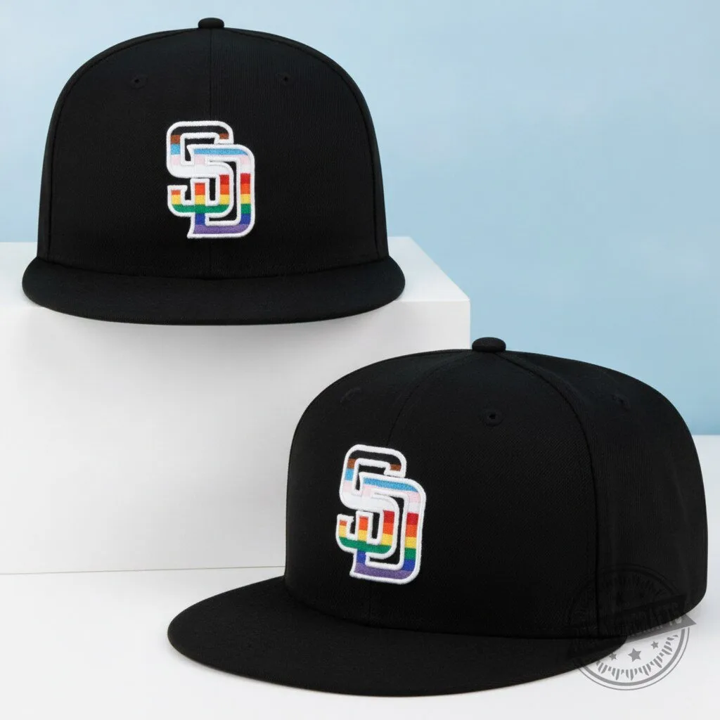 2026 Padres Pride Snapback Hat gift cap 11 2026 Padres Pride Snapback Hat gift cap