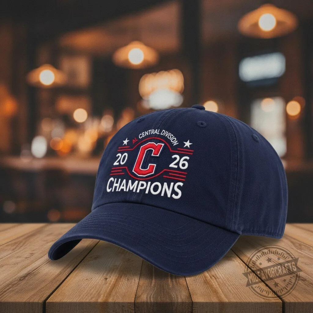 Guardians AL Central Division Champions 2026 Hat gift cap 8 Guardians AL Central Division Champions 2026 Hat gift cap