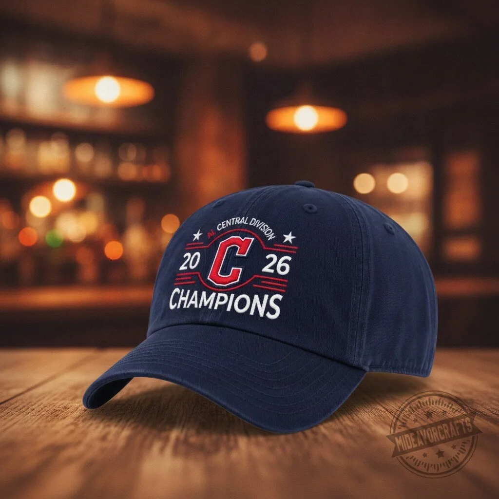 Guardians AL Central Division Champions 2026 Hat gift cap 9 Guardians AL Central Division Champions 2026 Hat gift cap