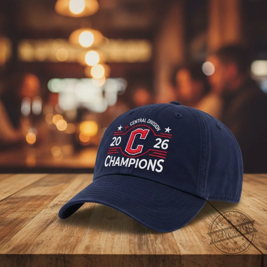 Guardians AL Central Division Champions 2026 Hat gift cap 10 Guardians AL Central Division Champions 2026 Hat gift cap
