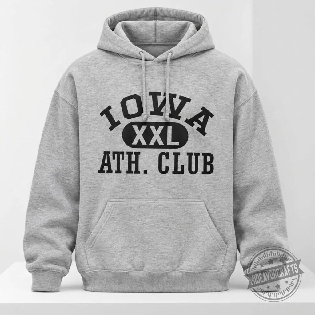 Pat McAfee Iowa XXL ATH Club Hoodie shirts