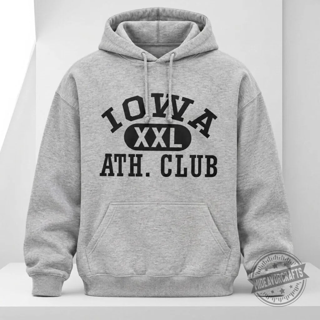 Pat McAfee Iowa XXL ATH Club Hoodie shirts 10 Pat McAfee Iowa XXL ATH Club Hoodie shirts