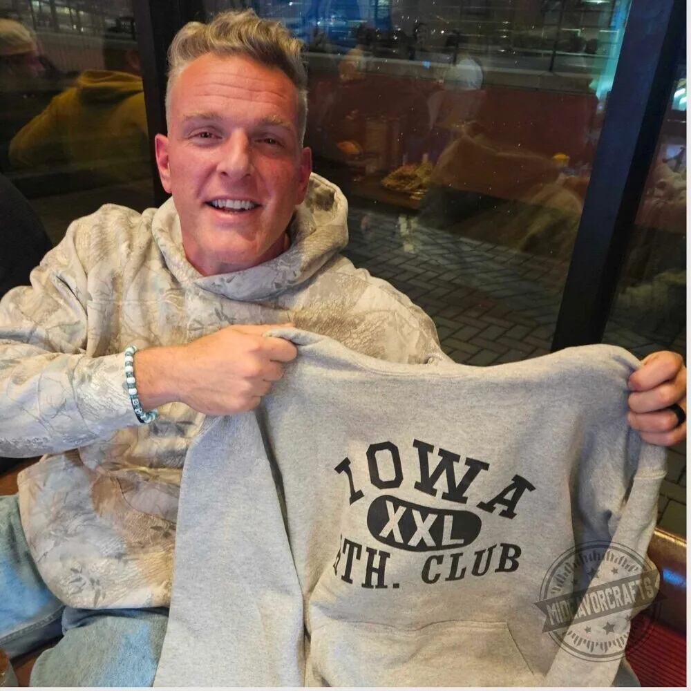 Pat McAfee Iowa XXL ATH Club Hoodie shirts 13 Pat McAfee Iowa XXL ATH Club Hoodie shirts
