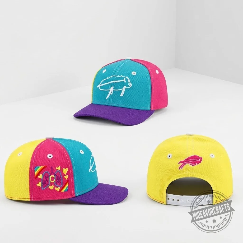Josh Allen Bills Charlotte Billustration Hat gift cap 11 Josh Allen Bills Charlotte Billustration Hat gift cap