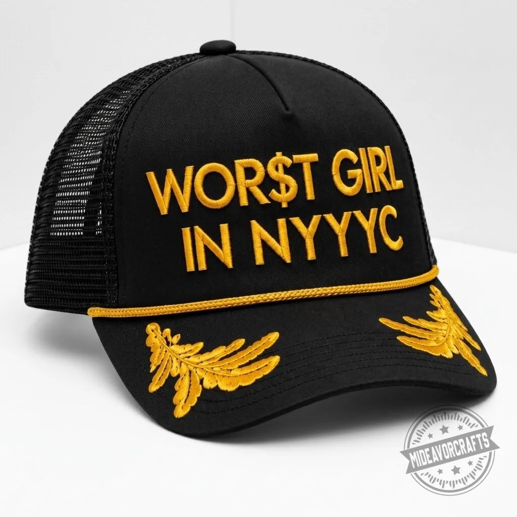 Worst Girl In NYYYC Hat gift cap 9 Worst Girl In NYYYC Hat gift cap