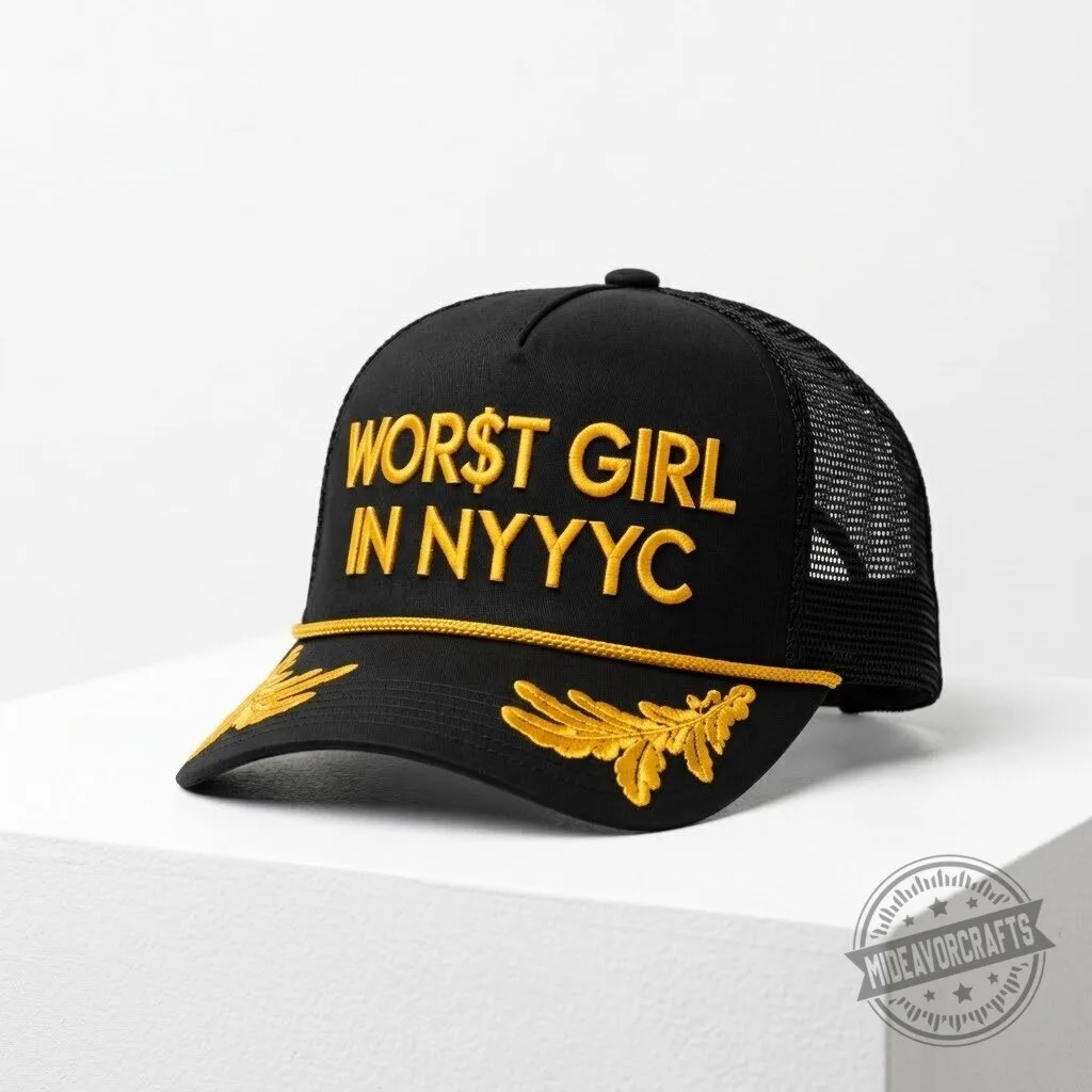 Worst Girl In NYYYC Hat gift cap 11 Worst Girl In NYYYC Hat gift cap