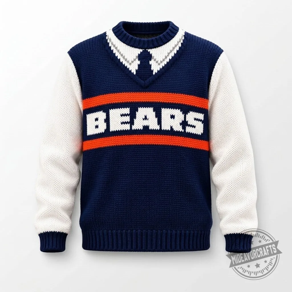 Mike Ditka Bears Costume Christmas 2026 Ugly Sweater 9 Mike Ditka Bears Costume Christmas 2026 Ugly Sweater