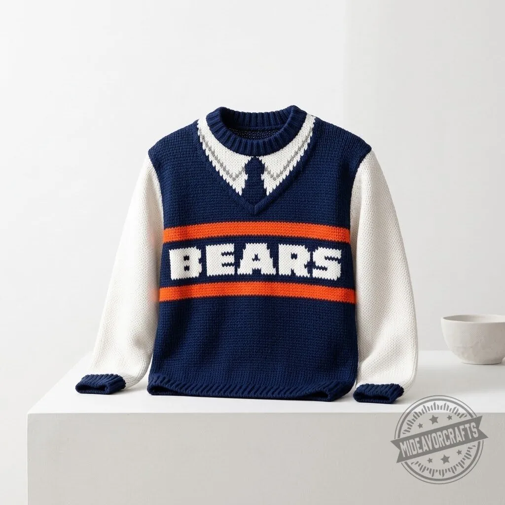 Mike Ditka Bears Costume Christmas 2026 Ugly Sweater 10 Mike Ditka Bears Costume Christmas 2026 Ugly Sweater