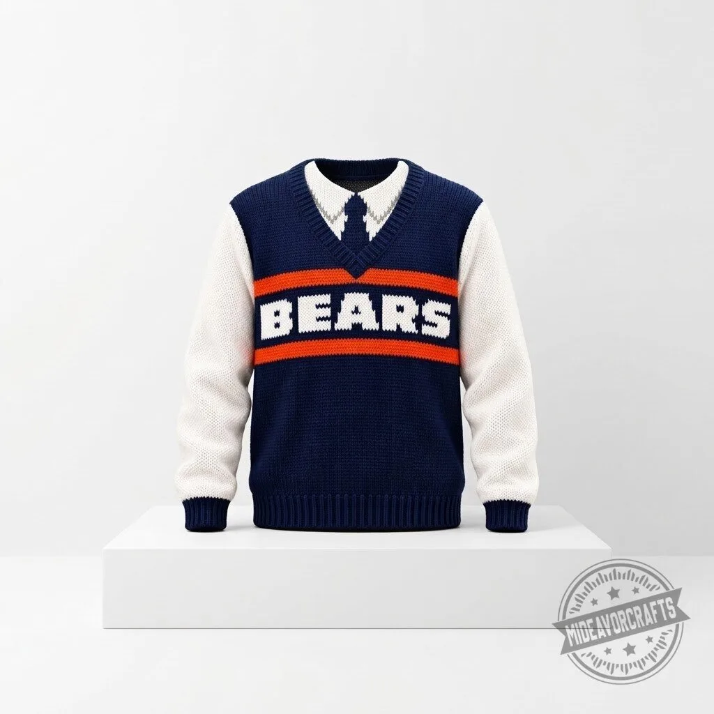 Mike Ditka Bears Costume Christmas 2026 Ugly Sweater 11 Mike Ditka Bears Costume Christmas 2026 Ugly Sweater