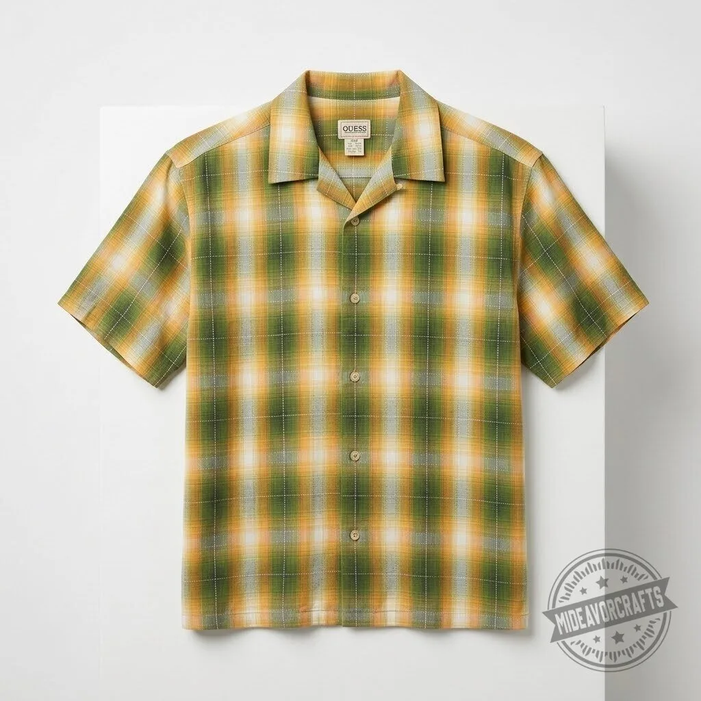 Gilmore Girls Jackson Belleville Jackson Douglas Those Lazy Hazy Crazy Days Guess Shadow Green Orange Grid Stich Plaid Shirt hawaiian shirt